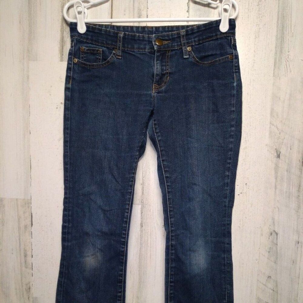 GAP Womens Dark Wash Premium Boot Cut Jeans Size 4